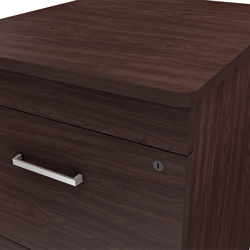 21597 - ARCHIVERO ALTO 2 GAVETAS WENGUE