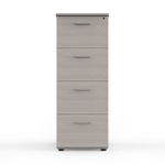 11497 - ARCHIVERO 4 GAVETAS CENIZO