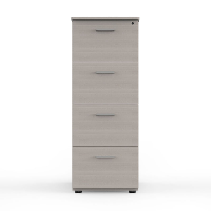 11497 - ARCHIVERO 4 GAVETAS CENIZO