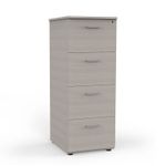 21612 - ARCHIVERO 4 GAVETAS CENIZO