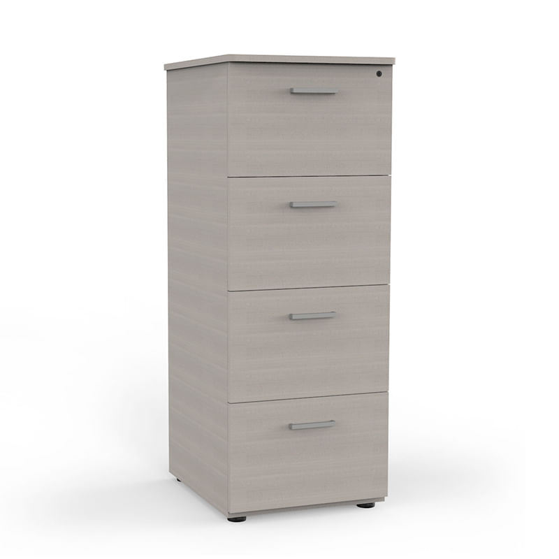 21612 - ARCHIVERO 4 GAVETAS CENIZO