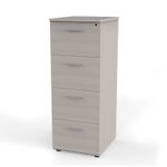 21613 - ARCHIVERO 4 GAVETAS CENIZO