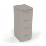 21614 - ARCHIVERO 4 GAVETAS CENIZO