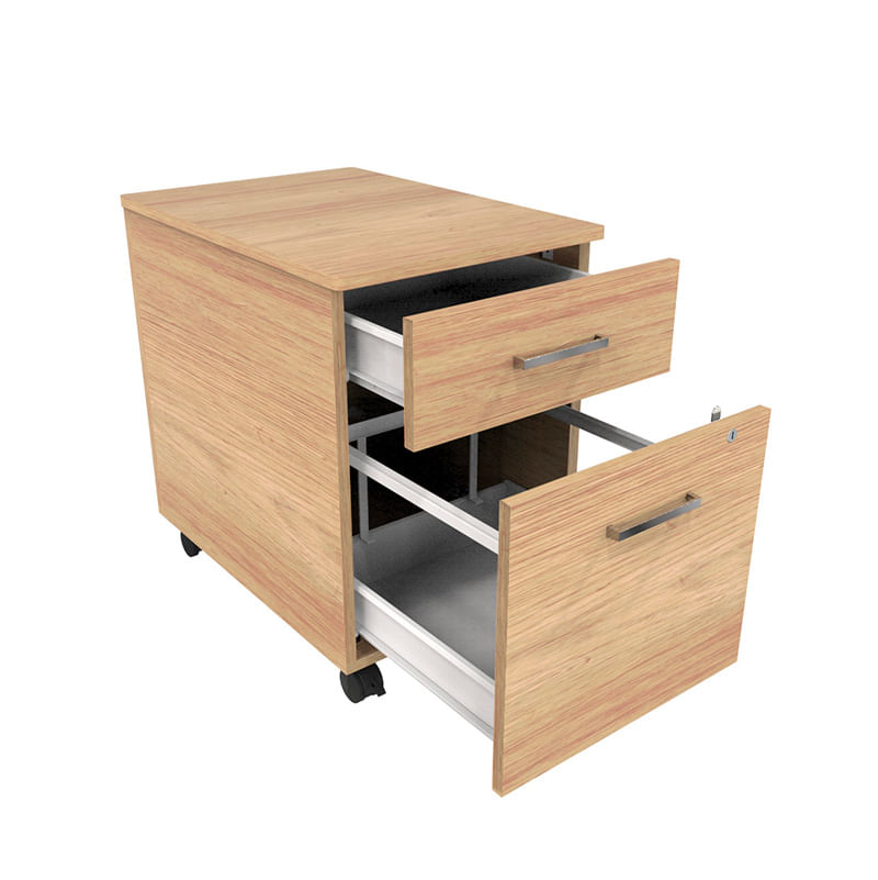 11486 - ARCHIVERO 2 GAVETAS EUCALIPTO