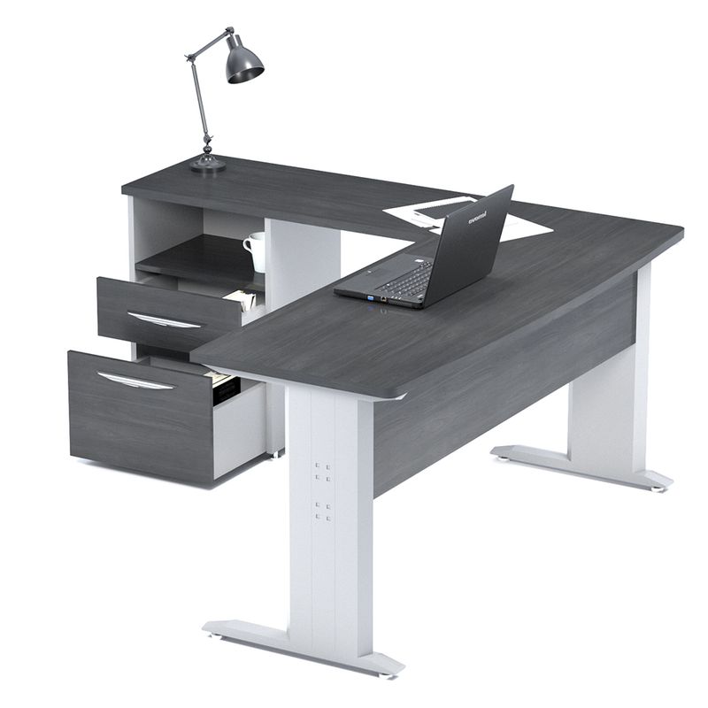 41621 - CONJUNTO EJECUTIVO CON PEDESTAL 1 40 MT STORM/GRIS