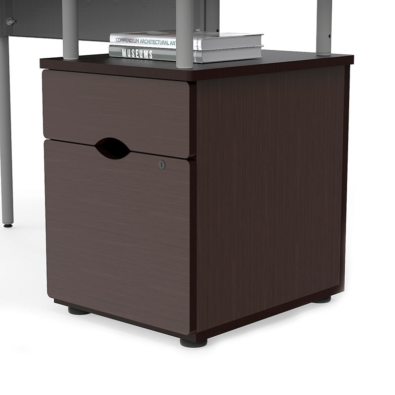 21681 - ESCRITORIO BASICO THORINO C/ARCHIVERO  WENGUE  1 20MT