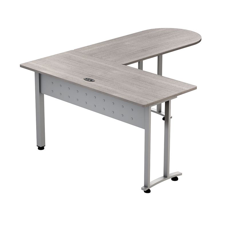 10270 - ESCRITORIO EJECUTIVO EN L S/PTECLADO Y S/PCPU LINEA UNNE CENIZO