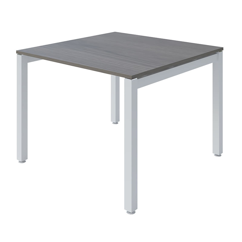 9940 - MESA DE JUNTAS CUADRADA 100CM CENIZA CON BLANCO