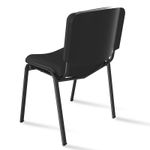 21928 - SILLA VISITA SIN BRAZOS TELA GENOVA NEGRO