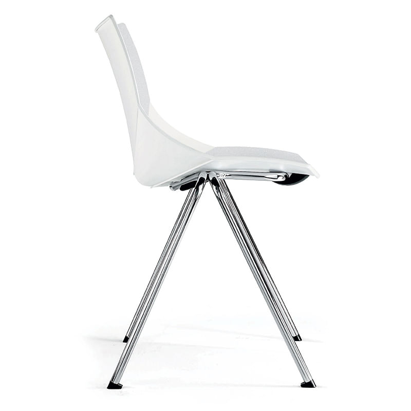 21930 - SILLA VISITA SIN BRAZOS POLIPROPILENO SHELL COLORES