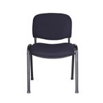 12630 - SILLA VISITA S/BRAZOS TELA ISO NEGRO