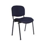 21931 - SILLA VISITA S/BRAZOS TELA ISO NEGRO