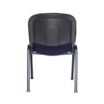 21934 - SILLA VISITA S/BRAZOS TELA ISO NEGRO