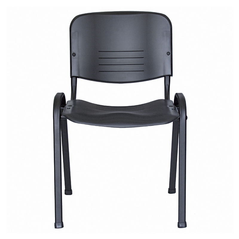 21935 - SILLA VISITA SIN BRAZOS PLASTICA NOVAISO NEGRO