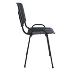 21936 - SILLA VISITA SIN BRAZOS PLASTICA NOVAISO NEGRO