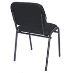 21946 - SILLA VISITA SIN BRAZOS TELA ECOVISITA NEGRO