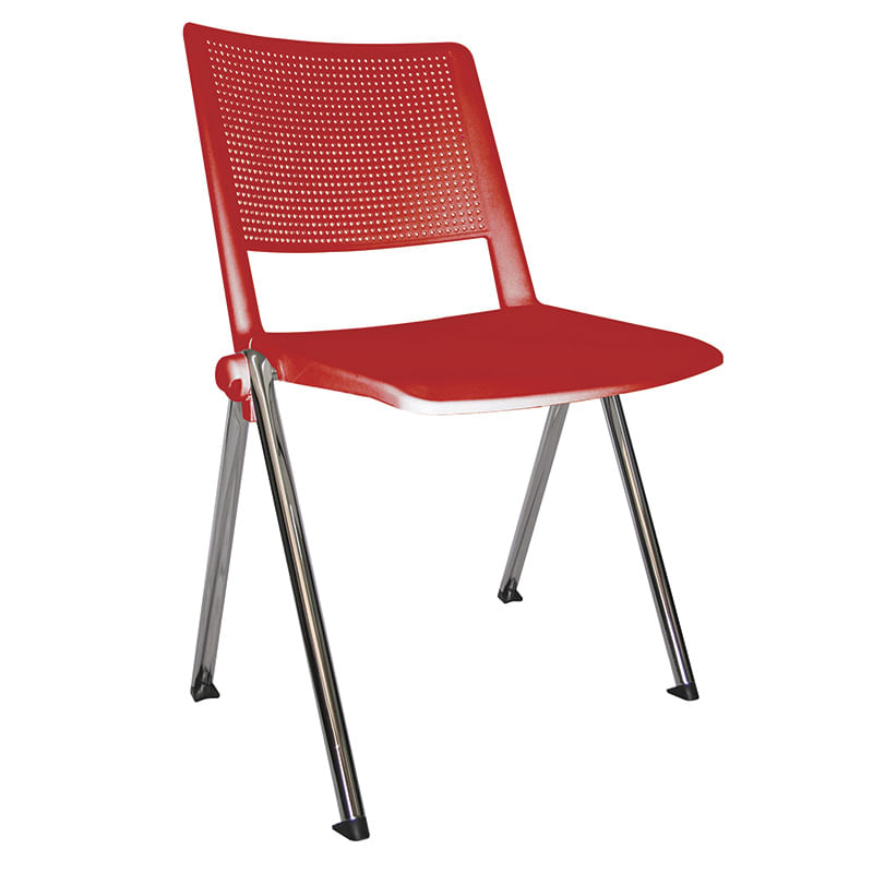 21954 - SILLA VISITA SIN BRAZOS POLIPROPILENO REVOLUTION COLORES