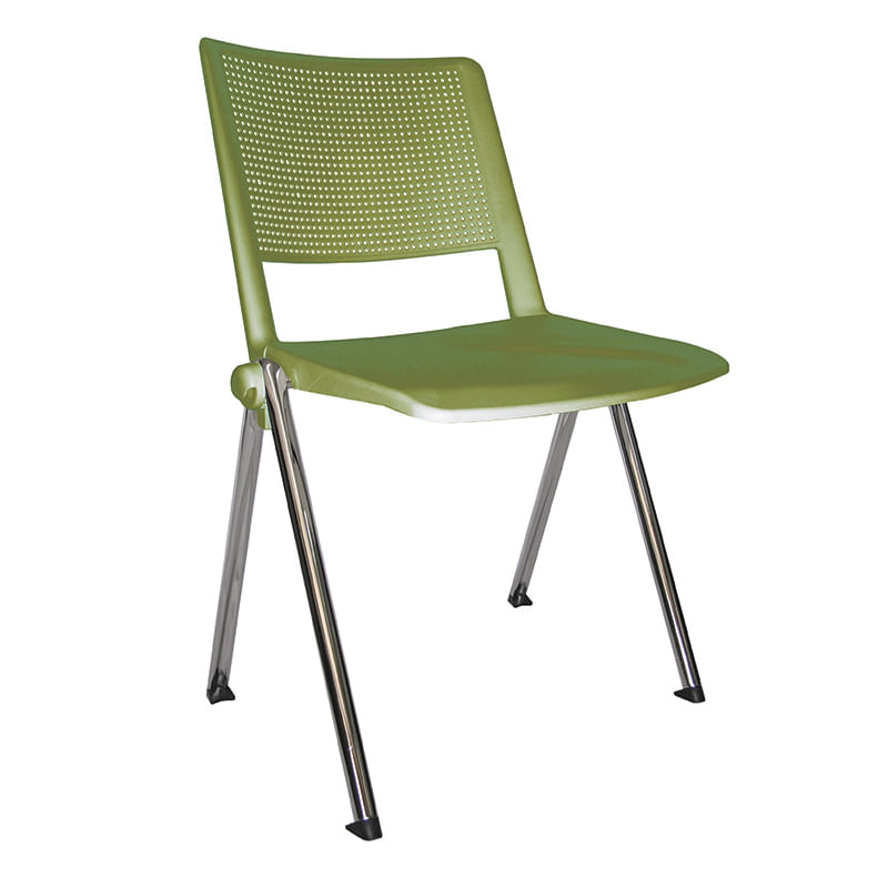 21955 - SILLA VISITA SIN BRAZOS POLIPROPILENO REVOLUTION COLORES