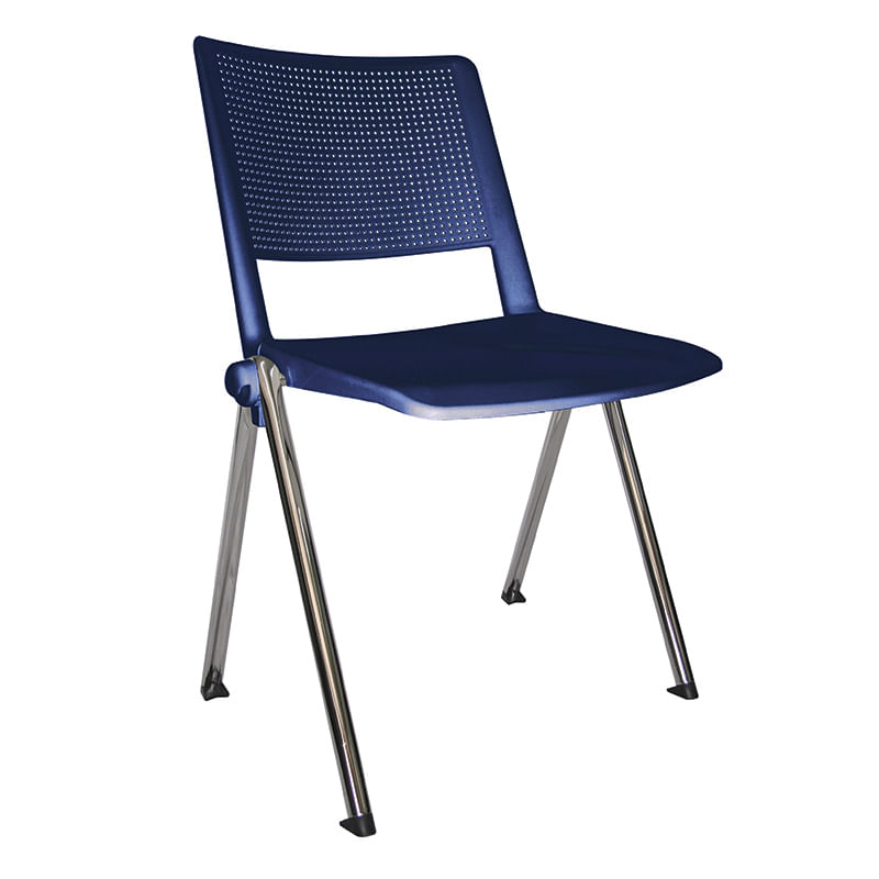 21956 - SILLA VISITA SIN BRAZOS POLIPROPILENO REVOLUTION COLORES