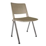 21957 - SILLA VISITA SIN BRAZOS POLIPROPILENO REVOLUTION COLORES