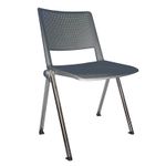 21958 - SILLA VISITA SIN BRAZOS POLIPROPILENO REVOLUTION COLORES