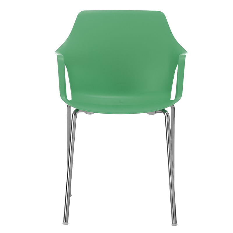 12626 - SILLA VISITA CON BRAZOS POLIPROPILENO VESPER COLORES