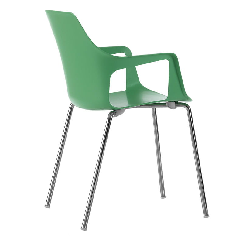 21980 - SILLA VISITA CON BRAZOS POLIPROPILENO VESPER COLORES