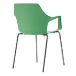 21981 - SILLA VISITA CON BRAZOS POLIPROPILENO VESPER COLORES