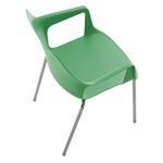 21982 - SILLA VISITA CON BRAZOS POLIPROPILENO VESPER COLORES