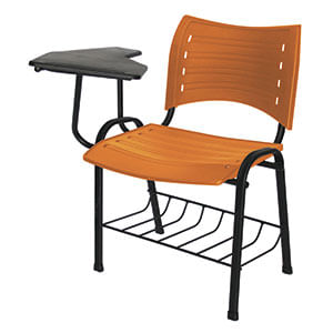 21994 - SILLA CAPACITACION C/PALETA Y C/PARRILLA PLASTICO INNOVA