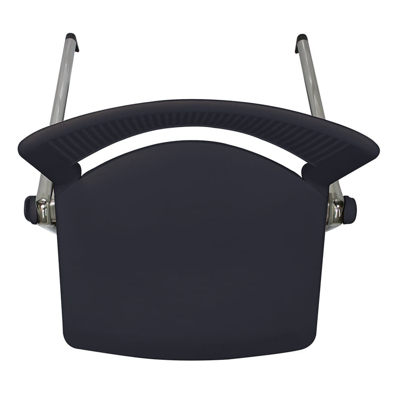 21999 - SILLA VISITA SIN BRAZOS POLIPROPILENO REVOLUTION NEGRA