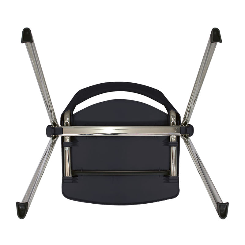 22000 - SILLA VISITA SIN BRAZOS POLIPROPILENO REVOLUTION NEGRA