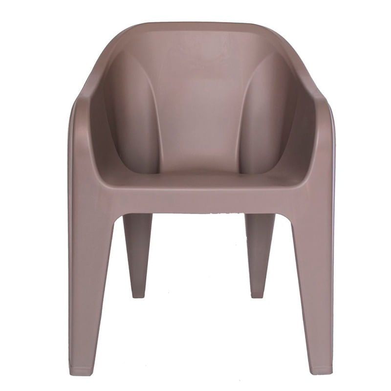 11882 - SILLA P/EXTERIOR CON BRAZOS POLIPROPILENO ELEFANTE