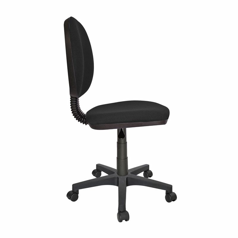 22033 - SILLA SECRETARIAL SIN BRAZOS TELA CABASSO NEGRO