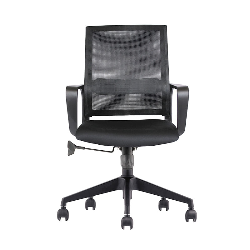 12972 - SILLON EJECUTIVO RESPALDO MEDIO MALLA NEGRO SLING