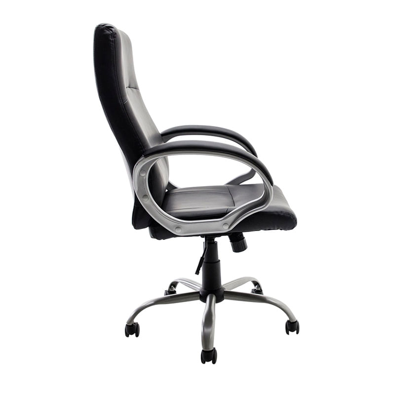 22169 - SILLON EJECUTIVO RESPALDO ALTO PIEL/VINIL NEGRO KLAVE