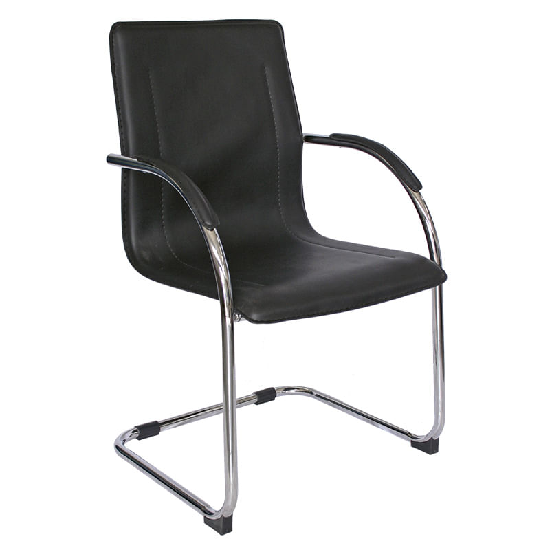 22177 - SILLON EJECUTIVO VISITA VINIPIEL CALEA NEGRO