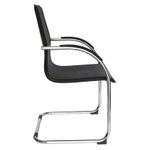 22178 - SILLON EJECUTIVO VISITA VINIPIEL CALEA NEGRO