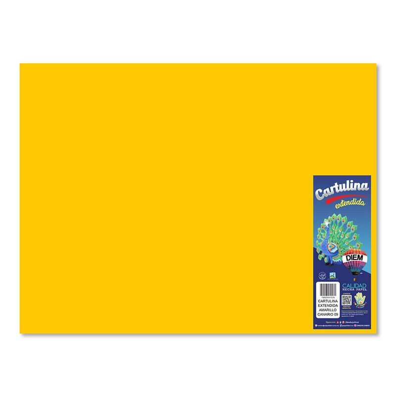 9567 - CARTULINA IRIS AMARILLO 50X65CM