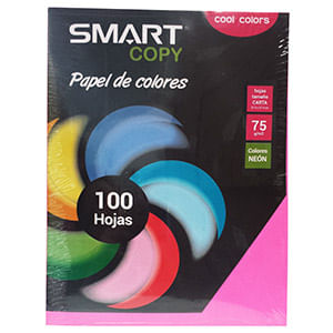 11059 - PAPEL CARTA NEON ROSA 37K C/100HJS