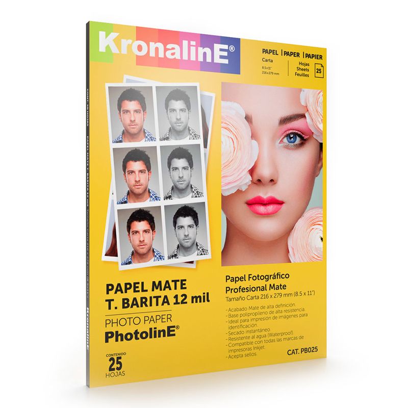 12903 - PAPEL FOTOGRAFICO MATE CARTA C/25HJS