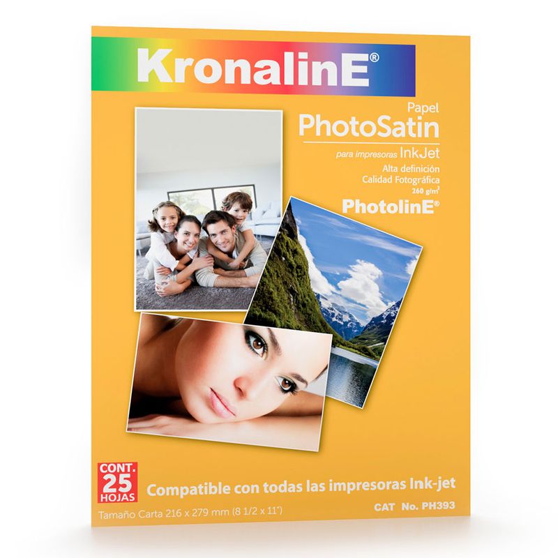 12910 - PAPEL FOTOGRAFICO SATINADO CARTA C/25HJS