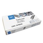 11557 - ARILLO METALICO 3/8" NEGRO 20PZAS TWIN LOOP