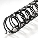 22250 - ARILLO METALICO 9/16" NEGRO 20PZAS TWIN LOOP