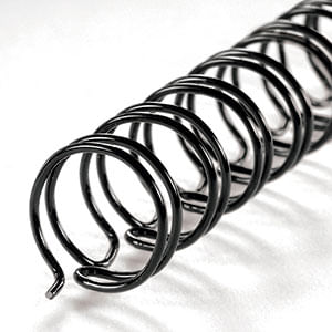 22250 - ARILLO METALICO 9/16" NEGRO 20PZAS TWIN LOOP