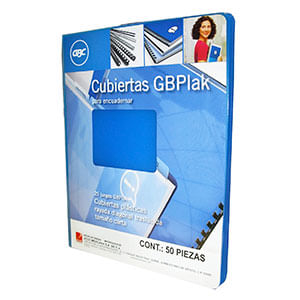 10328 - CUBIERTA PLASTICA CARTA AZUL RAYAS  25 JUEGOS