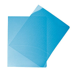 22258 - CUBIERTA PLASTICA CARTA AZUL RAYAS  25 JUEGOS