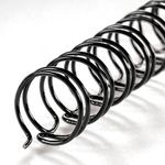 22279 - ARILLO METALICO 5/8" NEGRO 20PZAS TWIN LOOP