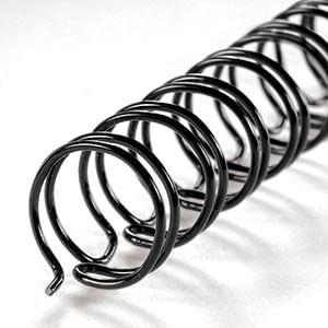 22279 - ARILLO METALICO 5/8" NEGRO 20PZAS TWIN LOOP