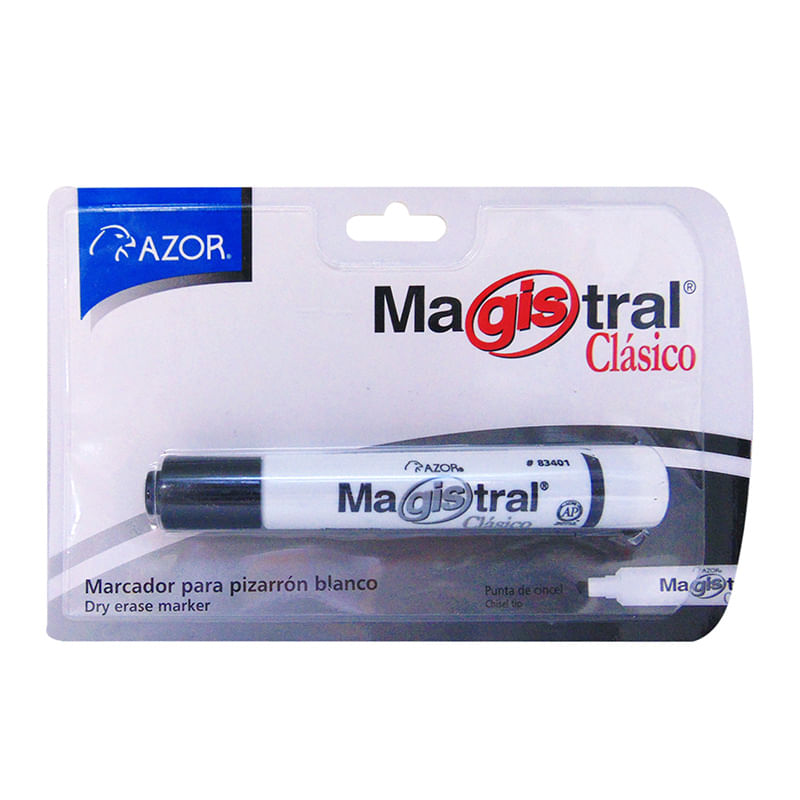 13704 - MARCADOR PARA PIZARRON NEGRO MAGISTRAL BLT